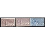 ITALIA REGNO Posta pneumatica Vitt. Emanuele serie n° 1/3. Cat. € 50 (**)