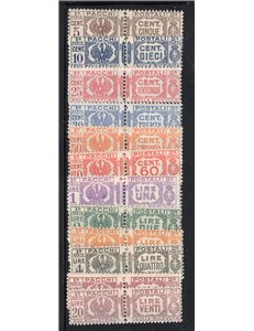 ITALIA REGNO 1923/25 Pacchi serie n° 20/23. Cat. € 65 (**)