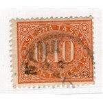 ITALIA REGNO 1863 Segnatasse cifra 10 c. annullo originale n° 1. Cat. € 300 (U)