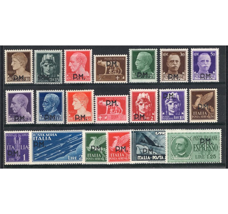 ITALIA REGNO 1927/32 Pacchi serie n° 24/35. Cat. € 60 (**)