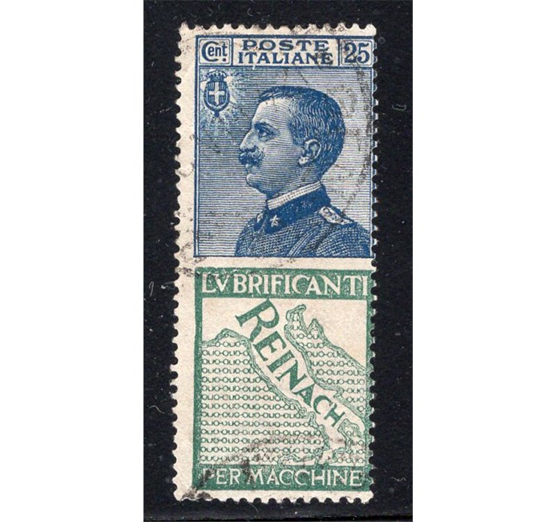 ITALIA REGNO 1925 Pubblicitari Coen 25 c. violetto, n° 10. Cat. € 165 (U)