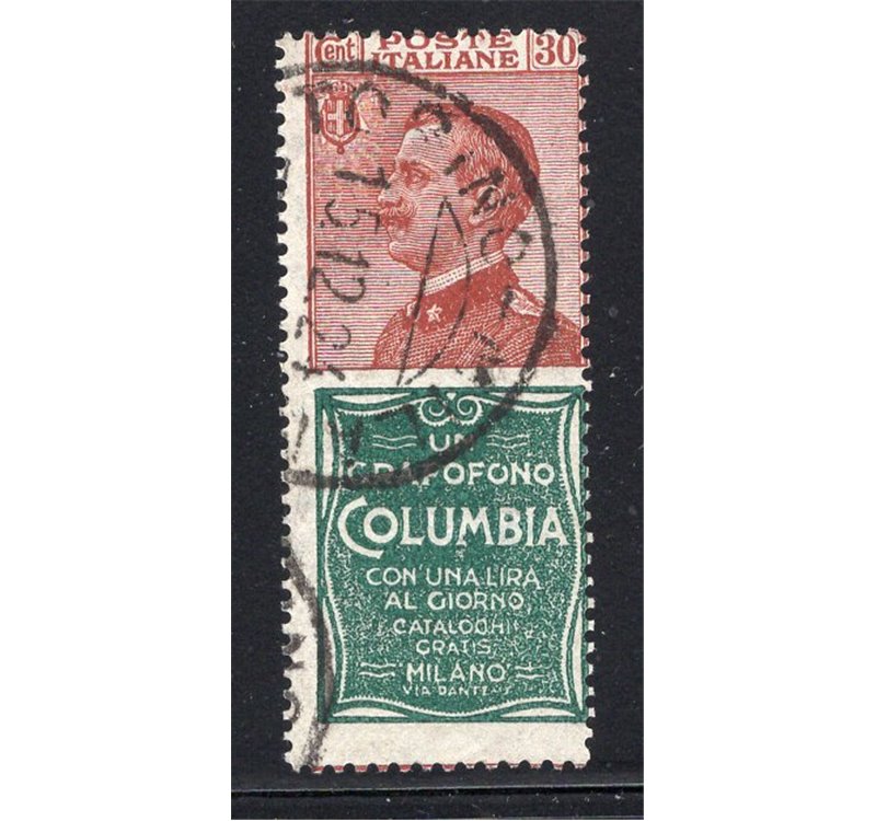ITALIA REGNO 1924 Pubblicitari Reinach 25 c. azzurro n° 7. Firm.: Chia. Cat. € 165 (U)