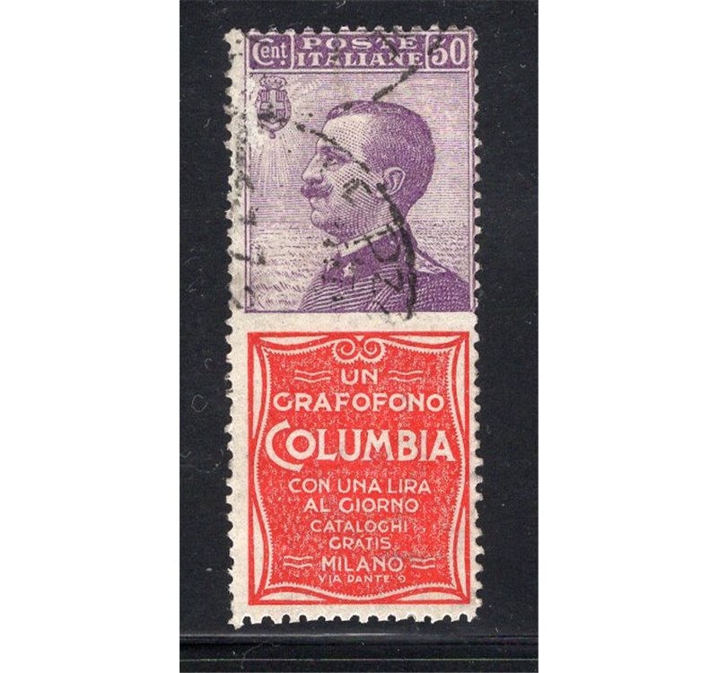ITALIA REGNO 1925 Pubblicitari Coen 25 c. violetto, n° 10. Cat. € 165 (U)