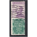 ITALIA REGNO 1925 Pubblicitari De Montel 50 c. n° 12. Cat. € 30 (U)