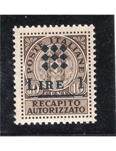 Emissioni Locali 1945 Castiglione D'Intelvi serie sovrast. "Saggio" n° 18/19 (**)