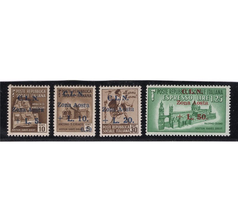 Emissioni Locali Guidizzolo 1945 Recapito autorizzato 10 c. soprast. n° 2. Cat. € 35 (**)
