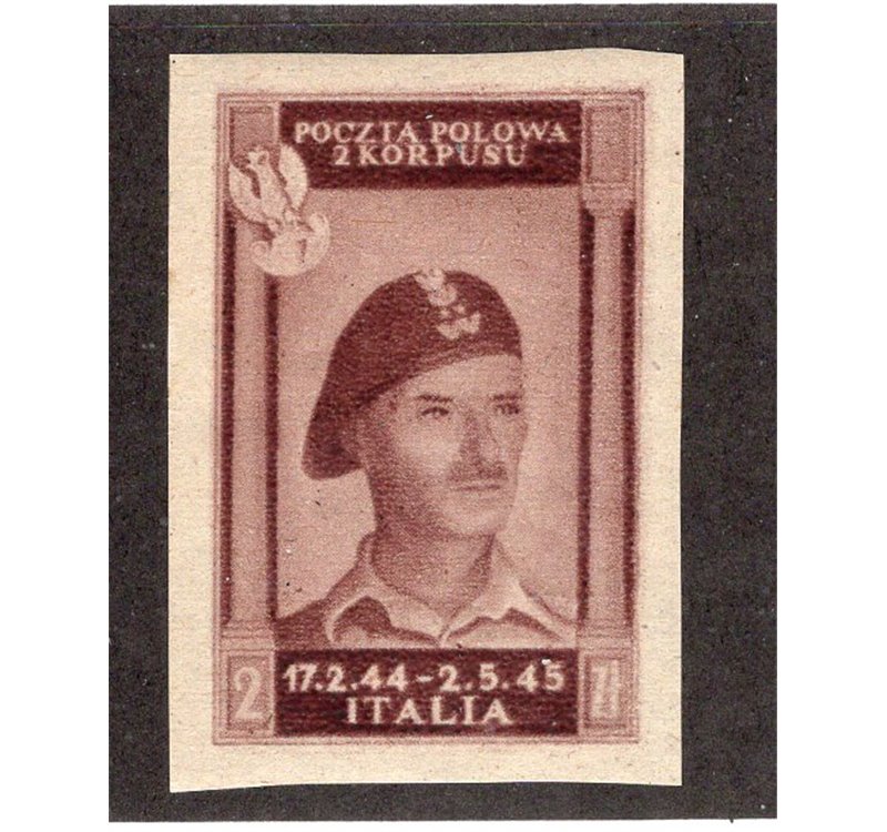 Corpo Polacco 1946 Vittorie polacche n° 1/4. Cat. € 45 (**)