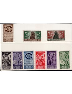 Corpo Polacco 1946 Generale Anders 2 z. bruno lillaceo n° 13A. Cat. € 110 (**)