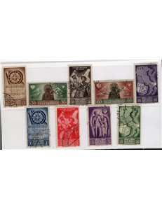 Corpo Polacco 1946 Soccorso di guerra serie n° 18/26. Cat. € 70 (**)