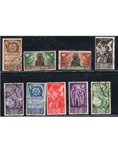 Corpo Polacco 1946 Soccorso di guerra serie n° 18/26. Cat. € 80 (U)