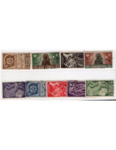 Corpo Polacco 1946 Soccorso di guerra serie n° 18/26. Cat. € 80 (U)