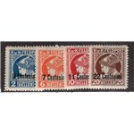 Occup. Austriaca Friuli Veneto 1918 Espressi soprast. serie n° Ex R1/R2 carta bianca. Cat. € 160 (**)