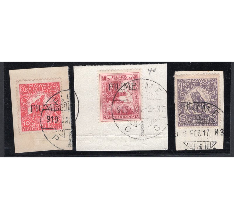 Occup. Austriaca Friuli Veneto 1918 Giornali Testa di Mercurio serie n° 1/4. Cat. € 70 (U)