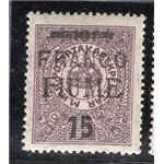 Fiume 1919 Soprast. serie n° 29/30. Cat. € 40 (U)
