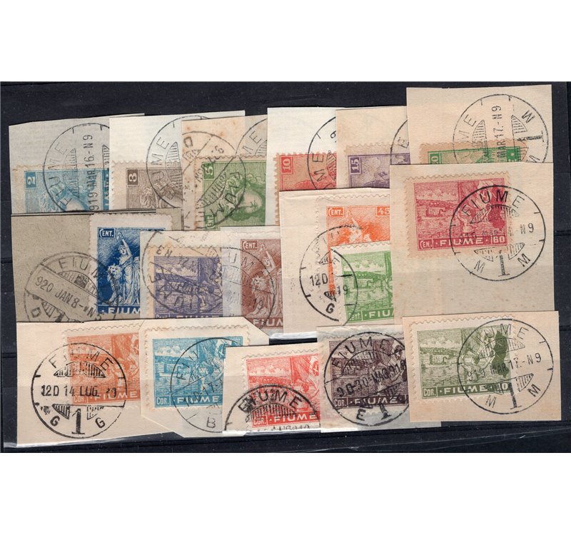 Terre Redente Fiume 1919 Cassa di Risparmio di Ungheria soprast. n° 31. Cat. € 35 (U)
