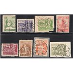 Terre Redente Fiume 1919 Allegorie e vedute serie n° 32/48. Cat. € 300 (U)