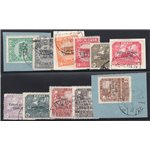 Terre Redente Fiume 1919/20 Allegorie e vedute serie n° 75/87. Cat. € 220 (U)