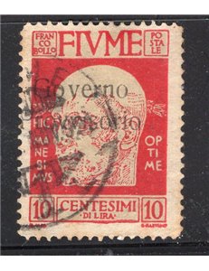 Terre Redente Fiume 1920 Legionari serie n° 127/30. Cat. € 200 (U)