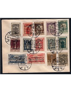 Terre Redente Fiume 1922 Fondazione studio soprast. serie n° 179/89. Cat. € 70 (U)
