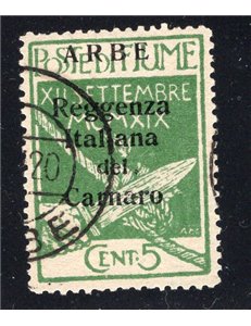 Terre Redente Fiume 1918/19 Segnatasse Fondazione studio soprast. serie n° 19/24+25/29. Cat. € 240 (U)