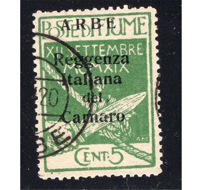 Terre Redente Fiume 1918/19 Segnatasse Fondazione studio soprast. serie n° 19/24+25/29. Cat. € 240 (U)