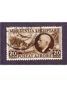 Occup. Italiane Albania 1943 - Pro opere antitubercolari serie n° 38/45. Cat. € 75 (U)