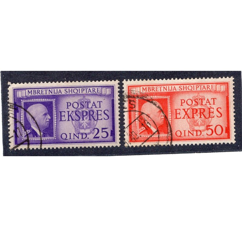 Occup. Italiane Albania 1939 P.A. Vitt. Emanuele 20 q. bruno. Cat. € 120 (U)
