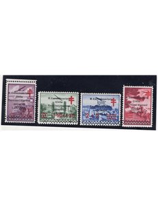 Occup. Italiane Albania 1943 - Pro opere antitubercolari serie n° 38/45. Cat. € 100 (**)
