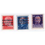 Occupaz. Anglo-Americana Sicilia 1943 Serie n° 1/9. Cat. € 65 (U)