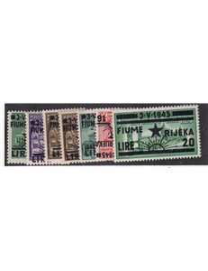 Occup. Jugoslava Istria 1945 Soprast. nuovi valori serie n° 37/40. Cat. € 140 (**)