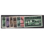 Occup. Jugoslava Istria 1945 Soprast. nuovi valori serie n° 37/40. Cat. € 140 (**)