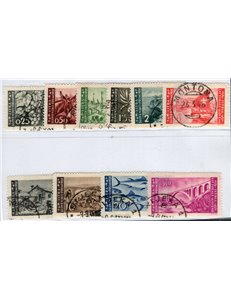 Occup. Jugoslava Fiume 1945 Serie n° 14/20. Cat. € 30 (**)