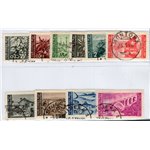 Occup. Jugoslava Fiume 1945 Serie n° 14/20. Cat. € 30 (**)