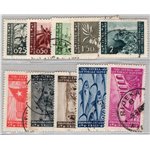 Occup. Jugoslava Istria e Litorale Sloveno 1946 La serie dent. 11¾ n° 51/60. Cat. € 50 (U)