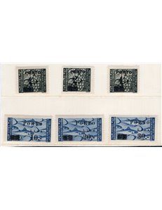 Occup. Jugoslava Trieste 1945 Serie n° 1/11. Cat. € 30 (**)
