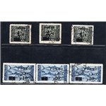 Occup. Jugoslava Istria e Litorale Sloveno 1946 Soprast. "PORTO" serie n° 14/19. Cat. € 220 (U)
