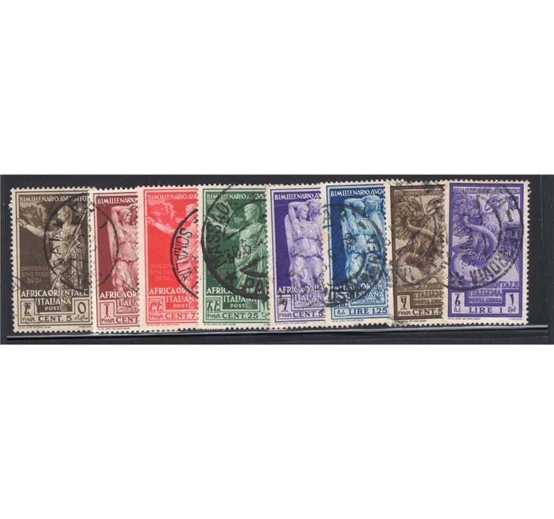 Emissioni Generali 1932 P.A. Dante 100 £ verde oliva e bruno n° 14 annullo poco leggibile. Cat. € 250 (U)