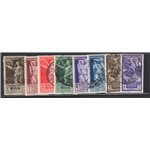 Emissioni Generali 1932 P.A. Dante 100 £ verde oliva e bruno n° 14 annullo poco leggibile. Cat. € 250 (U)