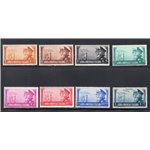 A.O.I. 1941 Fratellanza italo tedesc, serie n° 34/40 + P.A. 21. Cat. € 200 (**)