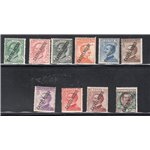 Castelrosso 1923 Occupazione italiana dell'isola serie n° 10/14. Cat. € 100 (**)