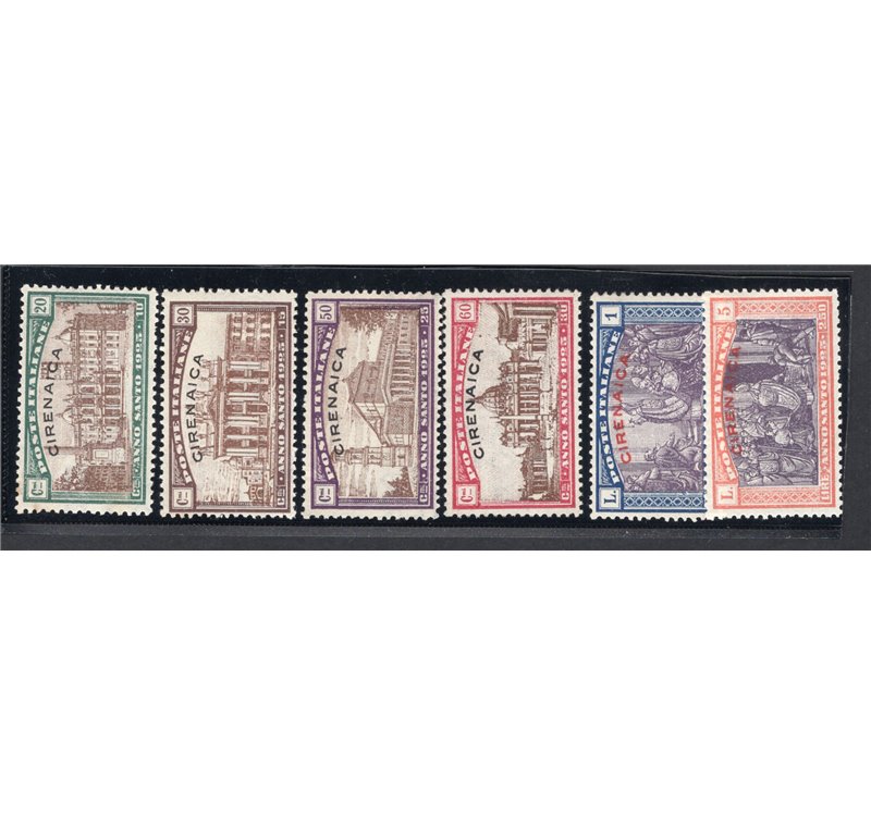 Cirenaica 1925 Propaganda Fide serie n° 1/4. Cat. € 150 (**)
