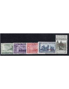 Cirenaica 1925/26 Giubileo dent. 11 serie n° 23/25. Cat. € 45 (**)