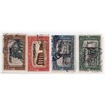 Cirenaica 1926 Istituto Coloniale serie n° 32/37. Cat. € 95 (U)