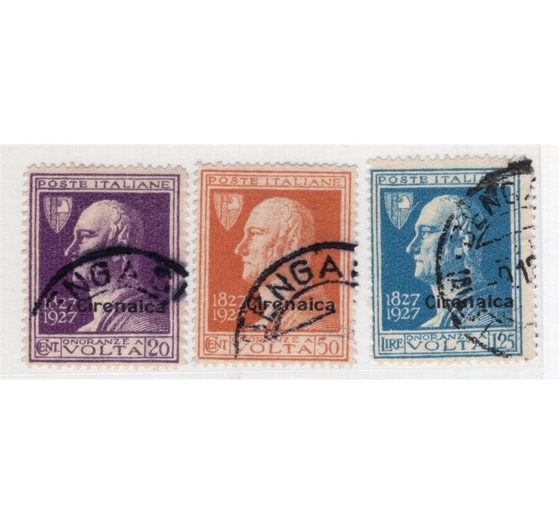Cirenaica 1937 Milizia I serie n° 38/41. Firm.: Chia. Cat. € 350 (U)