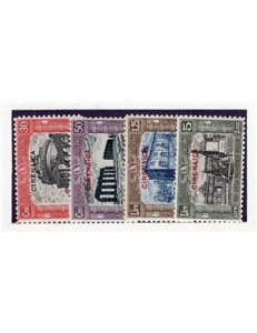 Cirenaica 1928 Società africana serie n° 45/48. Cat. € 60 (**)
