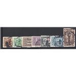 Cirenaica 1930 Pro Istituto Coloniale Agricolo serie n° 72/76. Firm.: Chia. Cat. € 300 (U)