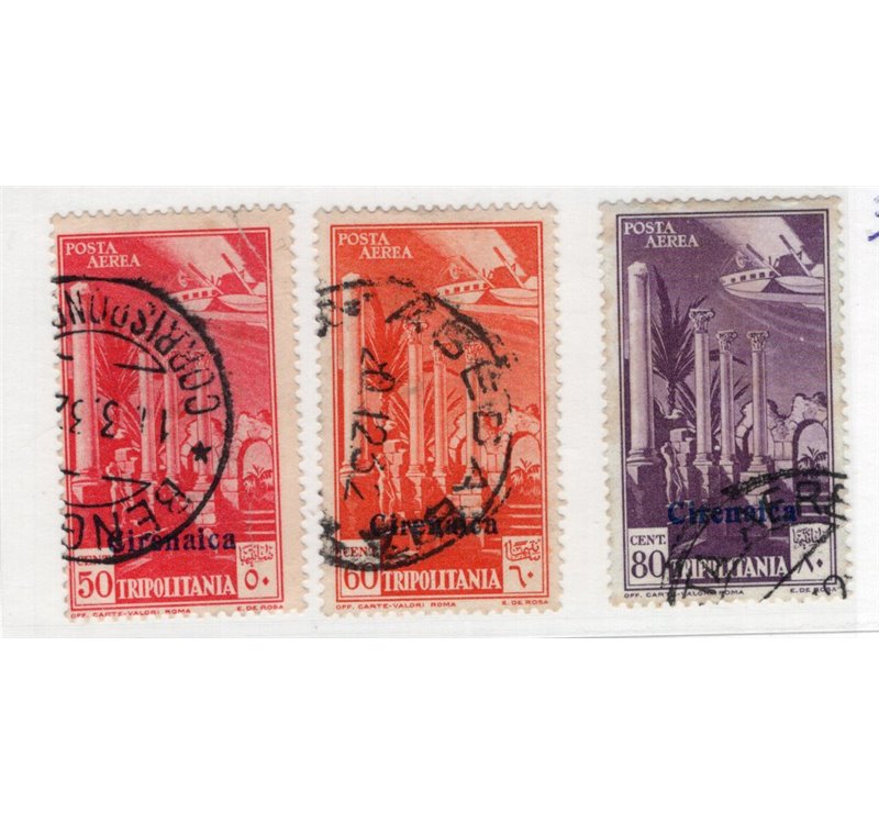 Cirenaica 1931 S. Antonio serie n° 86/92. Cat. € 300 (U)