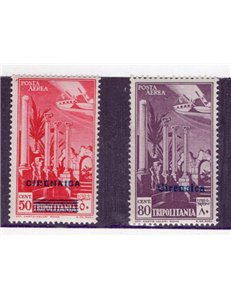 Cirenaica 1932 P.A. serie n° 1/3. Cat. € 50 (**)