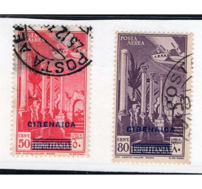 Cirenaica 1932 P.A. serie n° 1/3. Cat. € 55 (U)