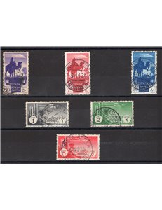 Cirenaica 1932 P.A. Soggetti africani serie n° 6/11. Cat. € 120 (U)